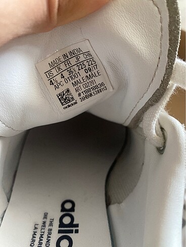 36,5 Beden beyaz Renk Adidas Stan Smith