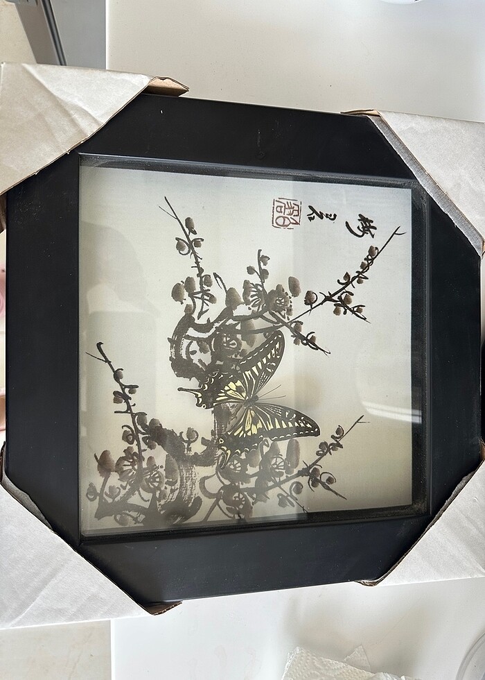 Mudo kelebekle tablo - Görsel 2