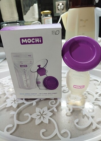 Mochi Manuel Göğüs Pompası ve Süt Poşeti