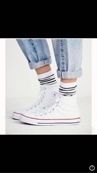 38 numara beyaz converse
