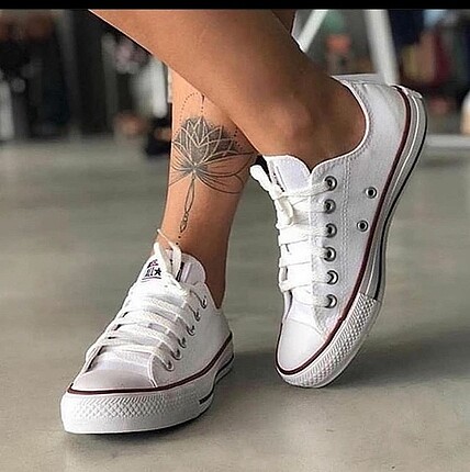 38 numara beyaz converse