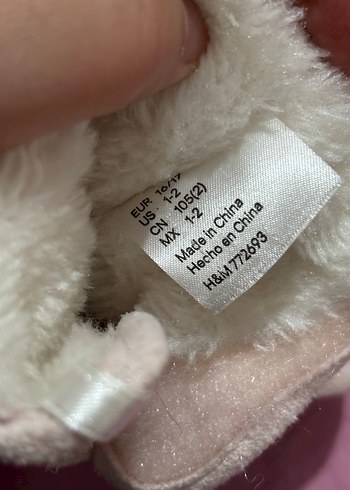 H&M kız bebek panduf bot - Görsel 5