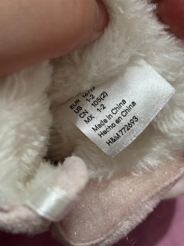 H&M kız bebek panduf bot - Görsel 5