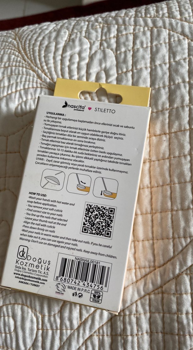 Bej Pastel Takma Tırnak - Nascita - Görsel 3