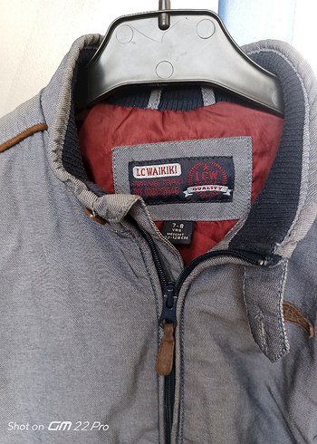LC Waikiki Gri Erkek Çocuk Fermuarlı Ceket