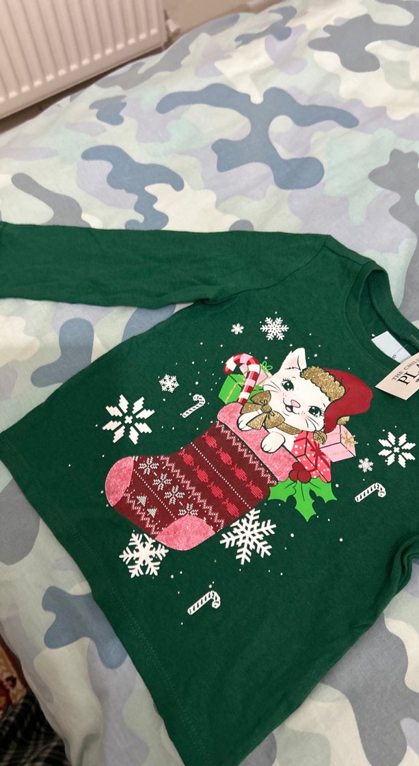 Noel temalı USA dan  bir yaş çocuk  giysi - Görsel 3