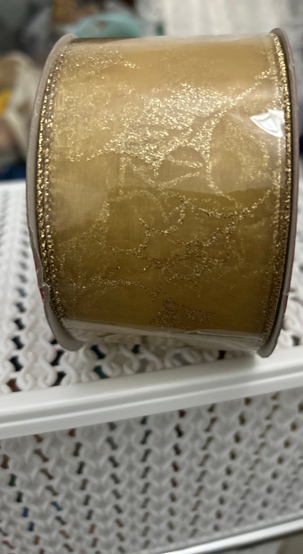 Parlak Altın Renkli  kurdele noel yılbaşı için USA dan - Görsel 3