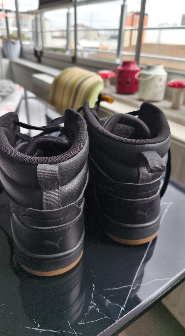 Siyah Erkek Spor Ayakkabı Bağcıkları PUMA - Görsel 5