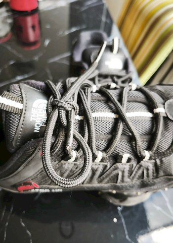 Siyah Biker Tarzı Erkek Ayakkabı Bağcığı - Görsel 2