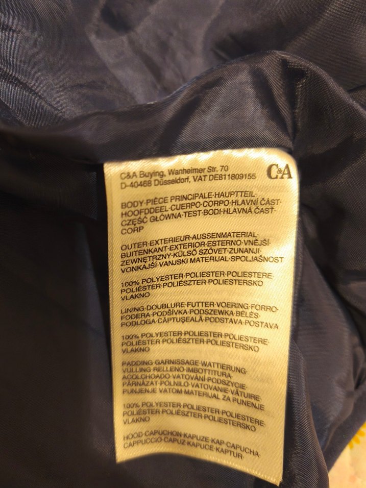 Genç erkek Mavi ( mavi tonları ) Midi Kış Ceketi Fermuarlı - Görsel 2