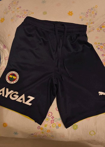 Siyah Baskılı Erkek Şort - Fenerbahçe orjinal