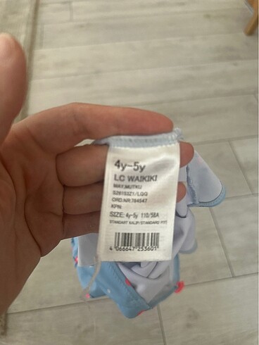 4 Yaş Beden çeşitli Renk LC Waikiki Kirazlı Mayo