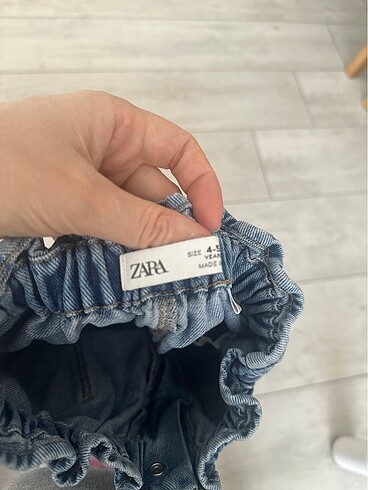 4 Yaş Beden Zara Kot Pantolon