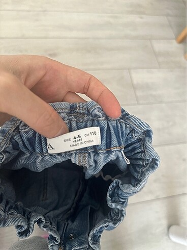 4 Yaş Beden mavi Renk Zara Kot Pantolon