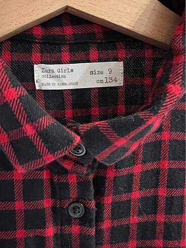 11-12 Yaş Beden bordo Renk Zara ekoseli Elbise