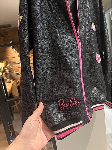 11-12 Yaş Beden siyah Renk Barbie Mont