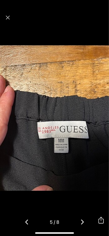 m Beden siyah Renk Guess pantolon