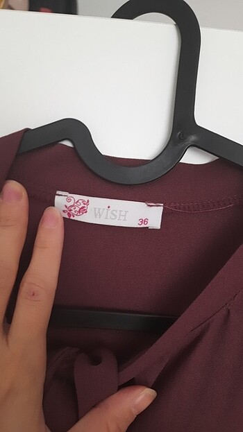 36 Beden bordo Renk Kumas Gömlek