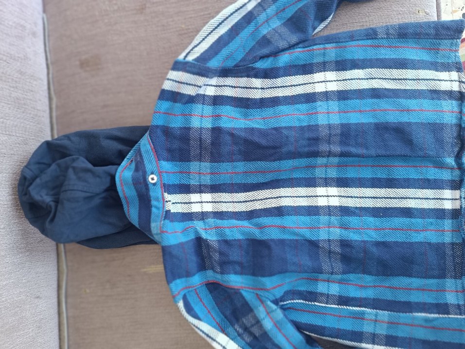 Erkek Çocuk Kapüşonlu Uzun Kollu Gömlek - Görsel 4