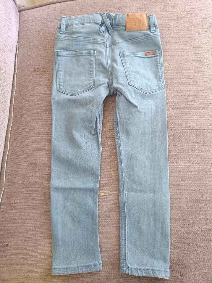 Gri Slim Fit Denim Pantolon - Görsel 3