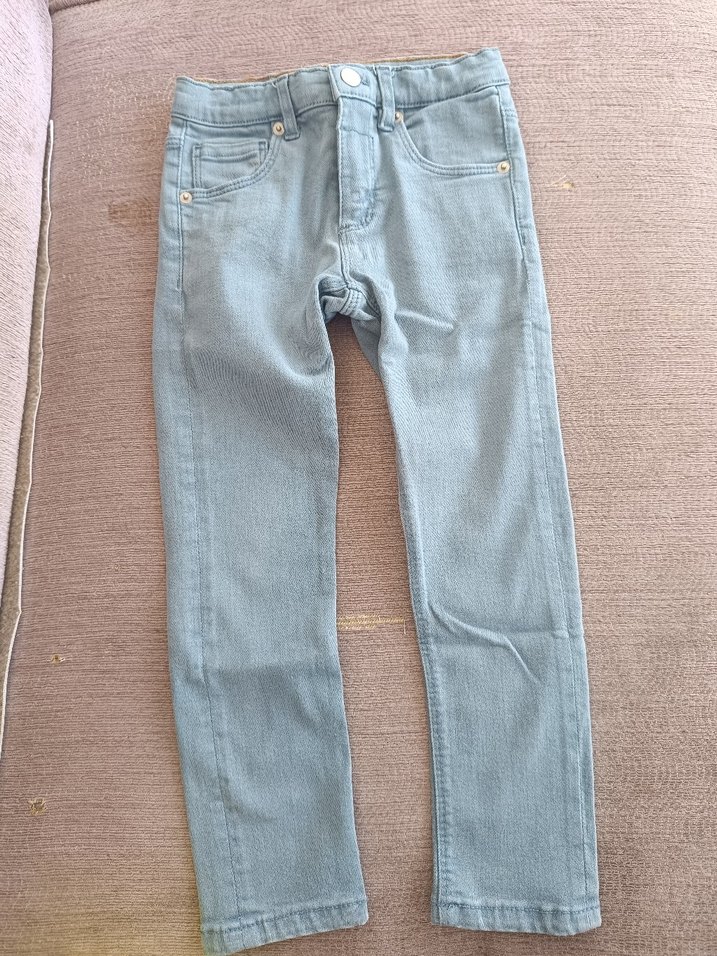 Gri Slim Fit Denim Pantolon - Görsel 2