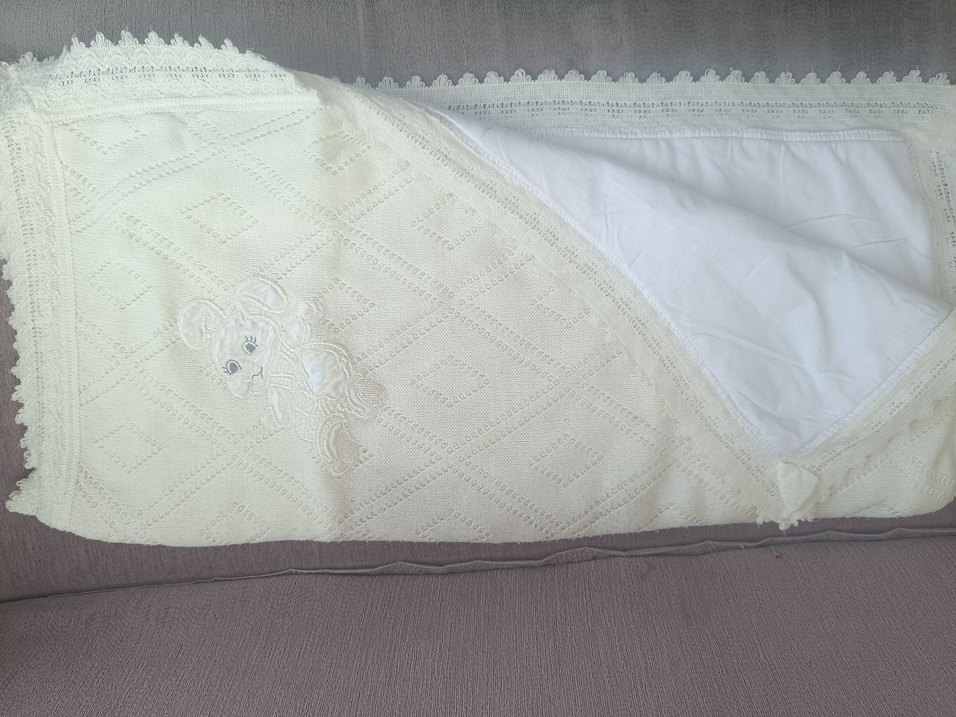 Pembe Nakışlı Çocuk Battaniyesi - Görsel 2