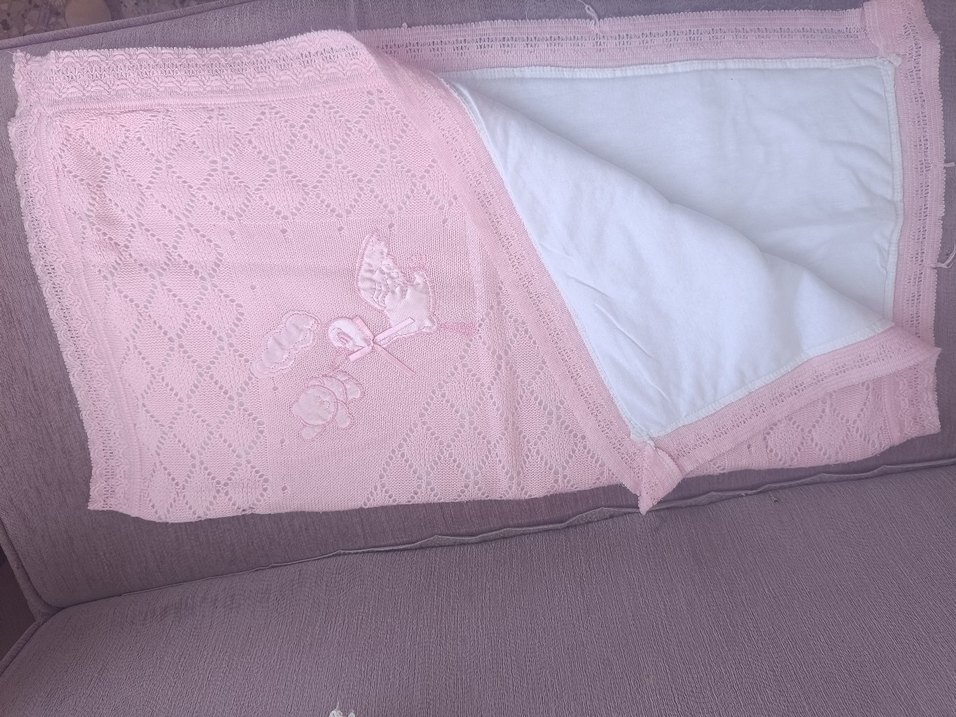 Pembe Nakışlı Çocuk Battaniyesi - Görsel 3