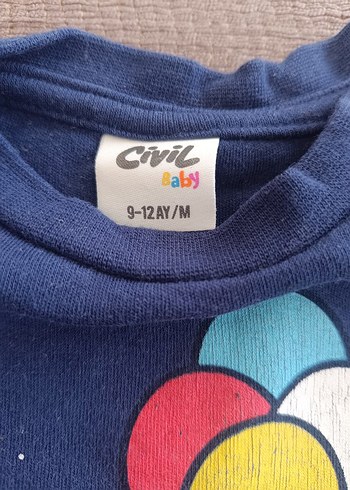 Erkek Çocuk Uzun Kollu Mavi Astronot Sweatshirt - Görsel 2