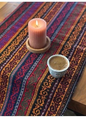 etnik desen runner masa örtüsü