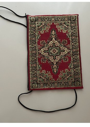 Bordo Nakışlı Geleneksel cüzdan