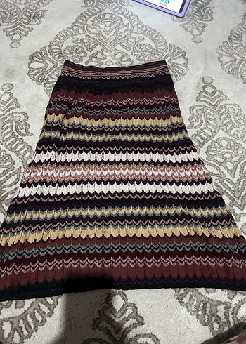 Mudo Kadın Triko etek vintage - Görsel 4