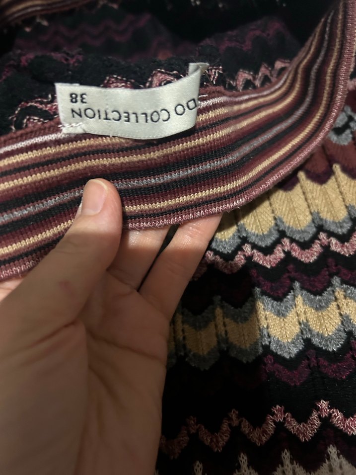 Mudo Kadın Triko etek vintage - Görsel 5