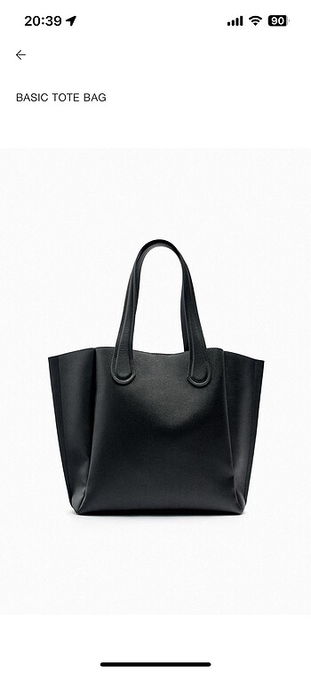 Zara tote bağ