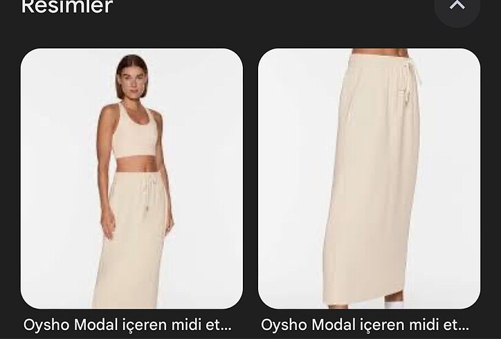 Oysho spor etek s beden