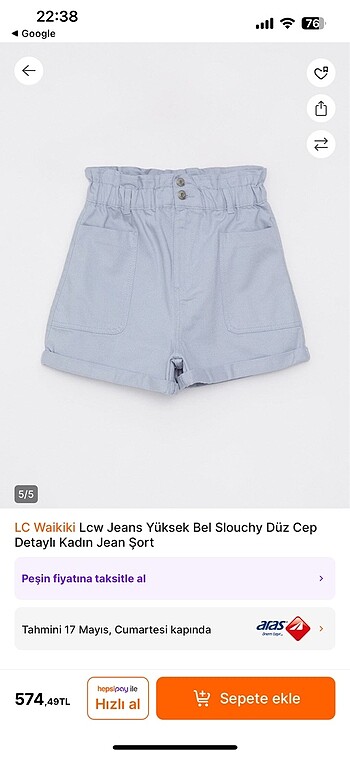 Lc Waikiki kot şort