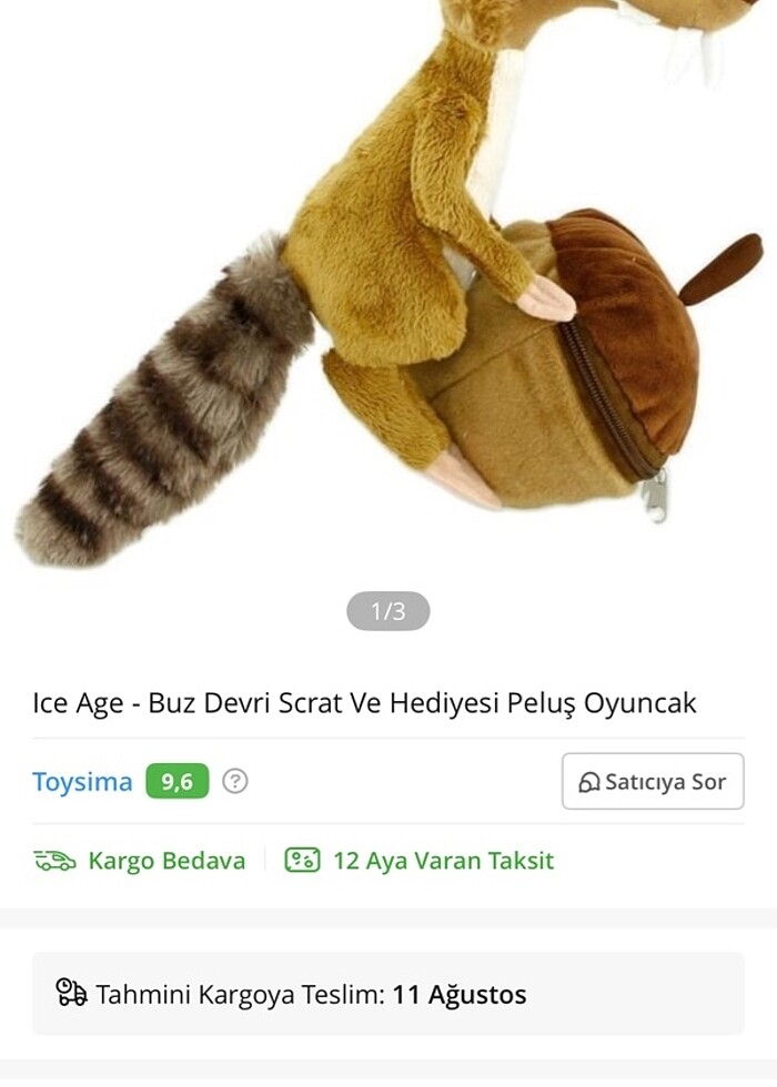 İce age scratt sırt çantası - Görsel 4