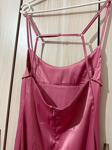 s Beden Midi boy eyyo pembe elbise