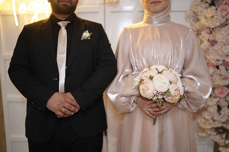 l Beden camel Renk House Of Zarif Sophie Model Özel Dikim