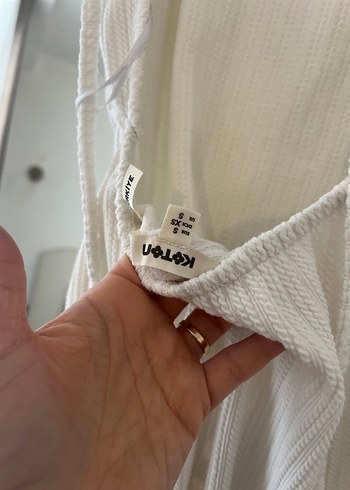 Koton Beyaz Askılı Elbise