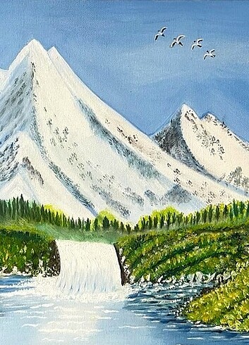 Tasarımcı 35×50 cm Yağlı Boya Tablo