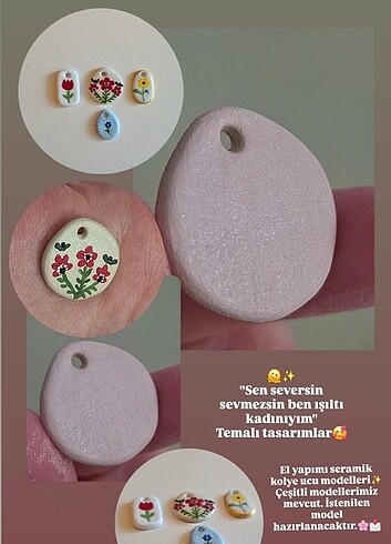 Seramik Kolye Ucu Modelleri - Görsel 15
