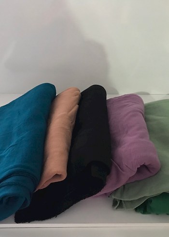 Armine Çok Renkli Keten Kadın Şal Drapeli