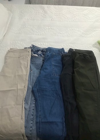 Günlük Rahat Kesim Kadın Kot Pantolonlar - Görsel 3