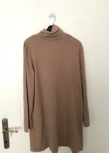 Bej Kadın Keten Uzun Kollu Sweatshirt - Görsel 2