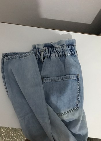 Gri Tokalı Kadın Denim Midi Jean - Görsel 4