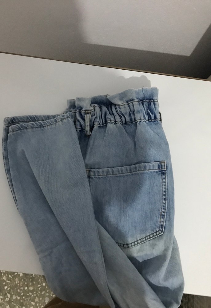 Gri Tokalı Kadın Denim Midi Jean - Görsel 4