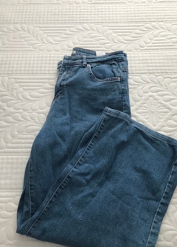 Siyah Baskılı Fermuarlı Kadın Kot Pantolon - Görsel 11