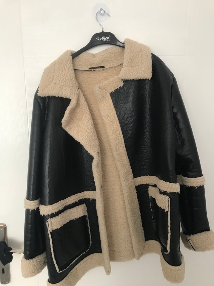 Kahverengi Kürklü Kadın Kış Ceketi - Görsel 3