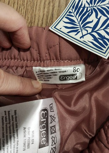 9-12 aylık kışlık kalın pantolon - Görsel 3