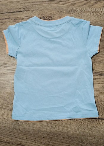 Mavi Baskılı Erkek Çocuk Tişörtü - Görsel 3